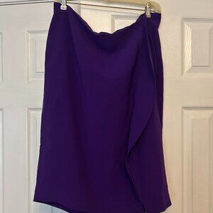 Ralph Lauren Pencil Skirt Size 14 Purple